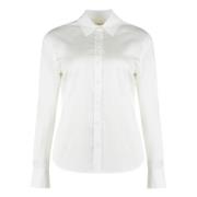 Calvin Klein Klassisk Oxford Bomullsskjorta White, Dam