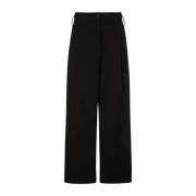 Philosophy di Lorenzo Serafini Oversized Stretch Bomullsbyxor Black, D...