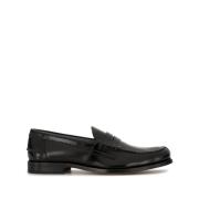 Tod's Svarta Läder Slip-On Skor Black, Herr