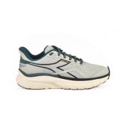 Diadora Sneakers med gummisula, polyester material Gray, Herr