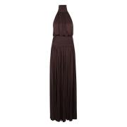 Elisabetta Franchi Elegant Red Carpet Klänning Brown, Dam