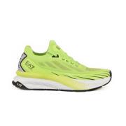 Emporio Armani EA7 Stiliga Sneakers med Gummisula Green, Herr