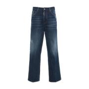 Dsquared2 Blå Lösa Be Cool Be Nice Jeans Blue, Herr