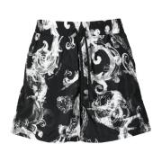 Versace Jeans Couture Stiliga Bermuda Shorts i Polyester Black, Herr