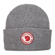 Fjällräven Vintage Logo Ull Beanie Mössa Grå Gray, Unisex