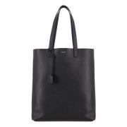 Saint Laurent Kornat läder fet tote väska Black, Herr