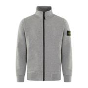 Stone Island Herr Zip Up Cardigan Gray, Herr