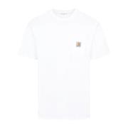 Carhartt Wip Vit Fick T-shirt White, Herr