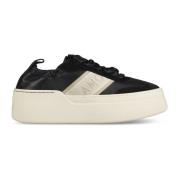 Salvatore Ferragamo Platform Sneakers Black, Dam