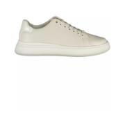 Calvin Klein Beige Läder Damsneakers Beige, Dam