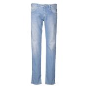 Replay Blå Jeans Stilfull Modell Blue, Herr