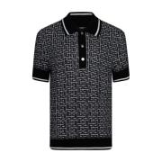 Balmain Stiliga T-shirts och Polos Black, Herr