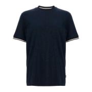 Hugo Boss Randig Thompson T-shirt Blå Blue, Herr