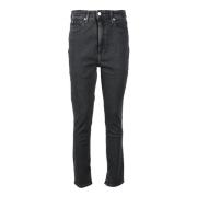 Calvin Klein Jeans Slim-fit Jeans Black, Dam