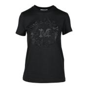 Max Mara Bomull T-shirt Black, Dam