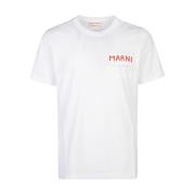 Marni Crew Neck T-shirt White, Herr