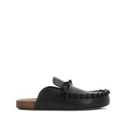 JW Anderson Svart Ruffle Loafer Skor Black, Herr