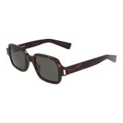 Saint Laurent Fyrkantig Ram Solglasögon SL 720 Brown, Unisex