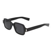 Saint Laurent Fyrkantig Ram Solglasögon SL 720 Black, Unisex