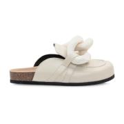 JW Anderson Vit Kedja Loafer Sko White, Dam