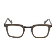 Anne & Valentin Fyrkantiga acetatglasögon Osvaldo Brown, Unisex