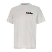 Kenzo Vit Blomma T-shirt och Polo White, Herr