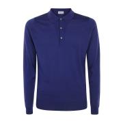 John Smedley Klassisk Långärmad Skjorta Blue, Herr