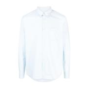 A.p.c. Edouard Button Down Skjorta Blue, Herr