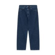 Carhartt Wip Rinse Wash Straight Jeans Blue, Herr