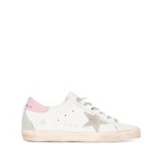 Golden Goose Super Star Lädersneakers White, Dam