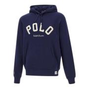 Polo Ralph Lauren Klassisk Bomulls Sweatshirt Blå Hoodie Blue, Herr