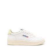 Autry Medalist Låg Topp Läder Sneakers White, Dam