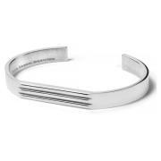 Le Gramme Godron Armband Gray, Unisex