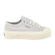 Superga Casual skor i andra fibrer Blue, Dam