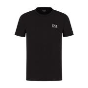 Emporio Armani EA7 Minimalist Logo Tee Black, Herr