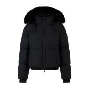 Moose Knuckles Shearling Pufferjacka Black, Dam