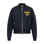 Dsquared2 Blå Kaban Jacka för Män Blue, Herr