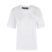 Federica Tosi Jersey Cut Out Top White, Dam