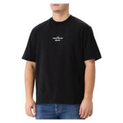 Stone Island Svart Archivio T-shirt Black, Herr