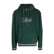 Autry Broderad Logotyp Hoodie Green, Herr