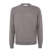 Filippo De Laurentiis Kashmirull Rund Hals Sweatshirt Brown, Herr