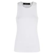 Federica Tosi Casual Jersey Top White, Dam