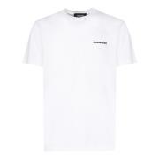 Dsquared2 Vit T-shirt och Polo Kollektion White, Herr