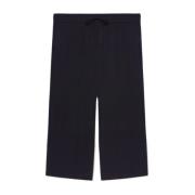 Fiorella Rubino Viskos Cropped Creponne Byxor Black, Dam