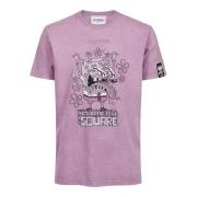 Iceberg Hallon Regular Fit Jersey T-shirt med SpongeBob Print Purple, ...