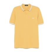 Fred Perry Piqué Bomull Klassisk Polotröja Orange, Herr