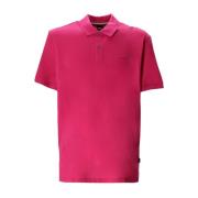 Hugo Boss Fuchsia Bomull Polotröja Klassisk Krage Pink, Herr