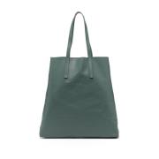 Forte Forte Läder Shopper Väska Green, Dam