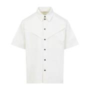 Bottega Veneta Frosting Bowling Skjorta White, Herr