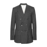 Ami Paris Dubbelknäppt Blazer Gray, Herr